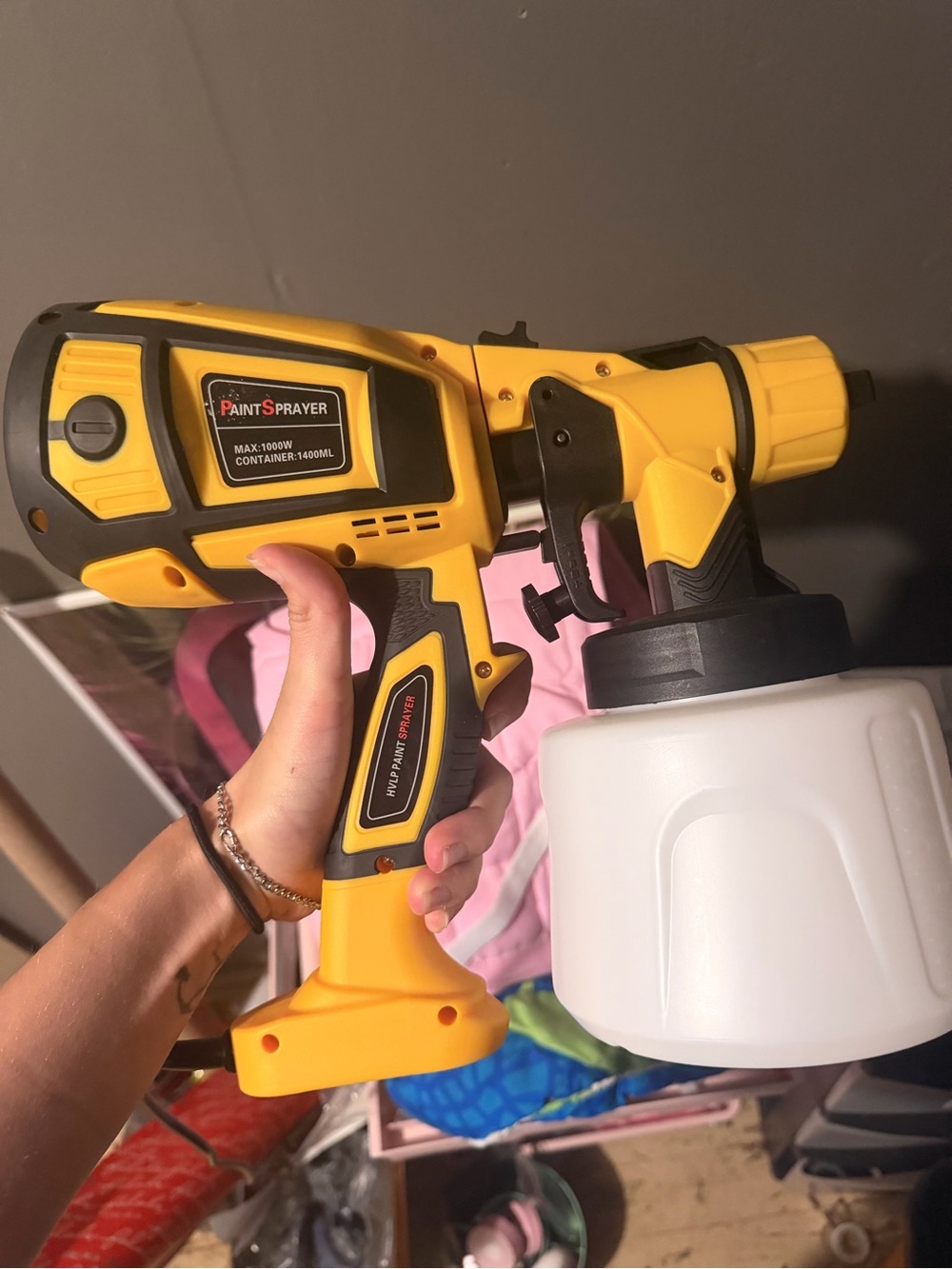 Paint Sprayer Gun - Yellow and Black